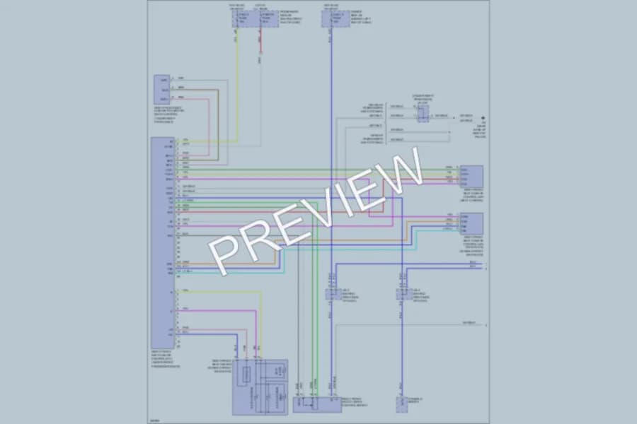 2007 Lexus LS460 Power Seats wiring diagram preview