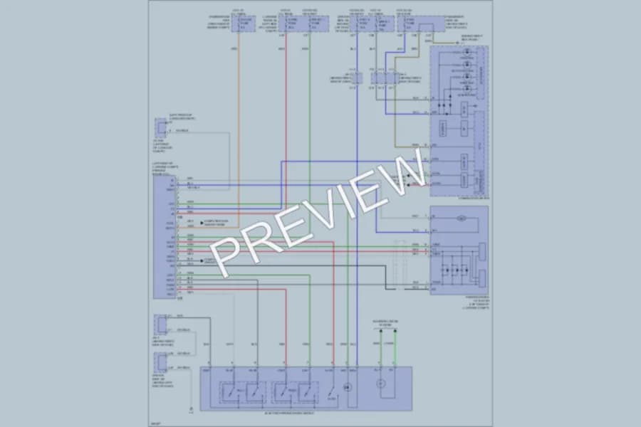 2007 Lexus LS460 Shift Interlock wiring diagram preview