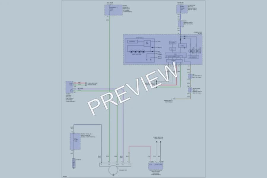2007 Lexus LS460 Starting Charging wiring diagram preview