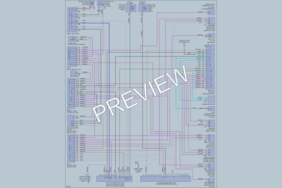 2007 Lexus LX470 Computer Data Lines wiring diagram preview