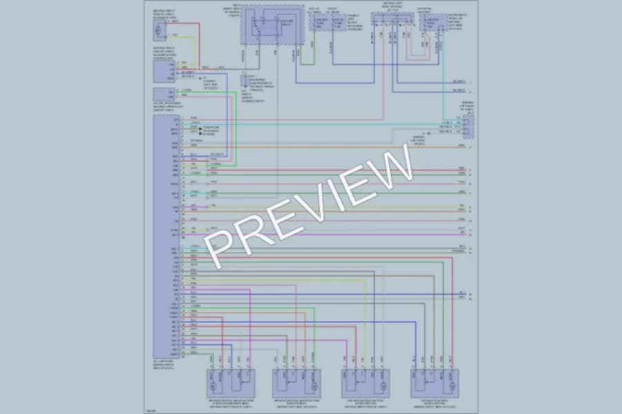 2007 Lexus RX350 Air Conditioning wiring diagram preview