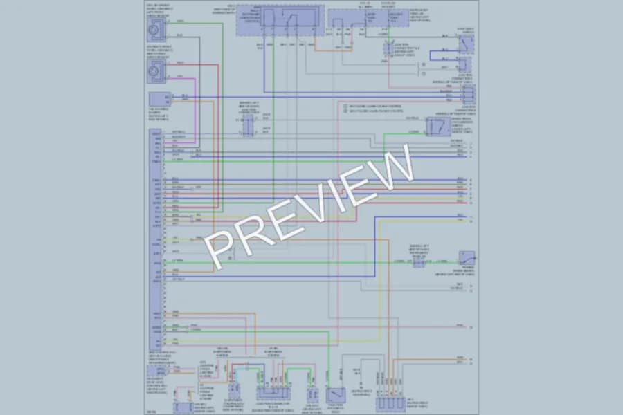 2007 Lexus RX350 Anti Lock Brakes wiring diagram preview