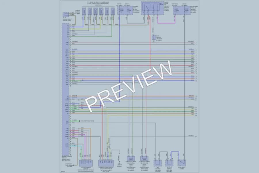 2007 Lexus RX350 Engine Performance wiring diagram preview