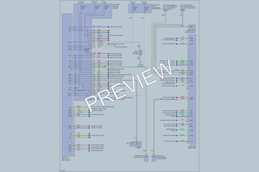 2007 Lexus RX400h Body Control Modules wiring diagram preview