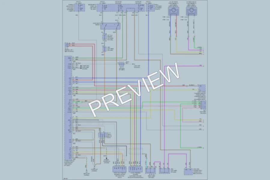 2007 Lexus RX400h Cruise Control wiring diagram preview