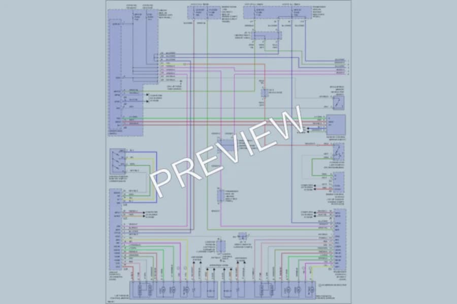 2007 Lexus SC430 Memory Systems wiring diagram preview