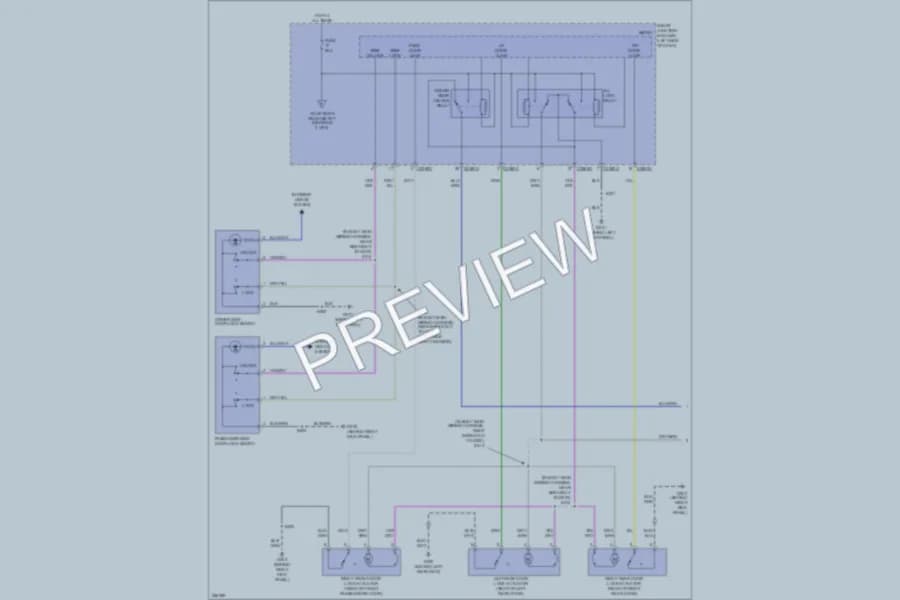 2007 Lincoln MKX Anti Theft wiring diagram preview