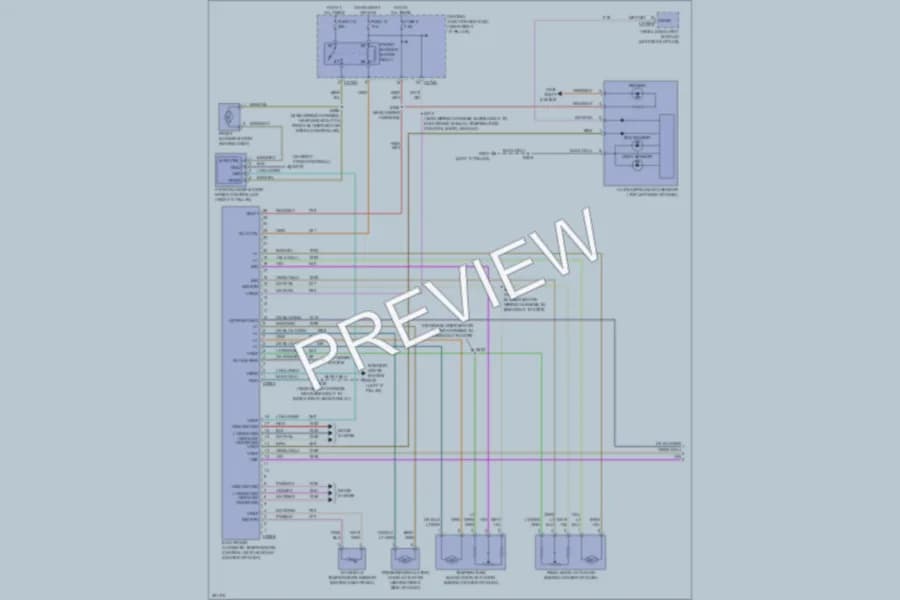 2007 Lincoln MarkLT Air Conditioning wiring diagram preview