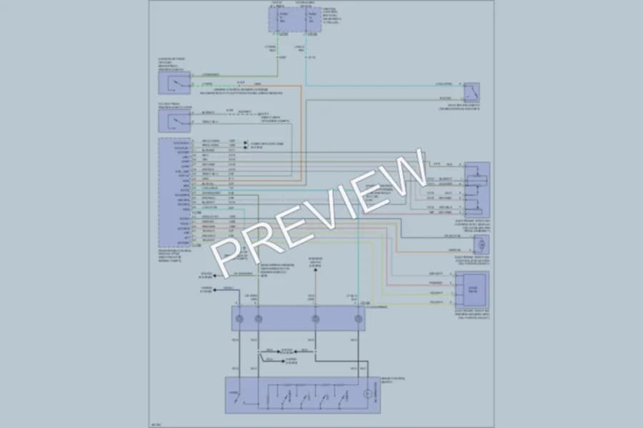 2007 Lincoln MarkLT Cruise Control wiring diagram preview