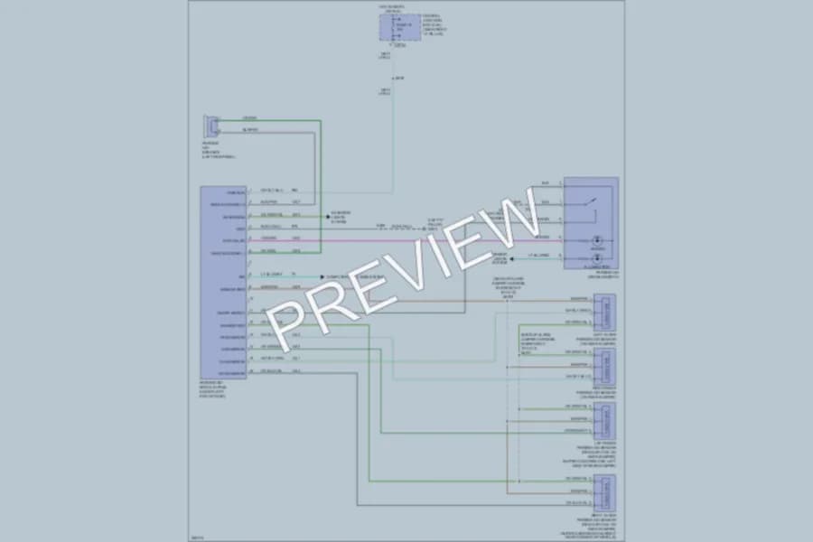 2007 Lincoln MarkLT Navigation wiring diagram preview