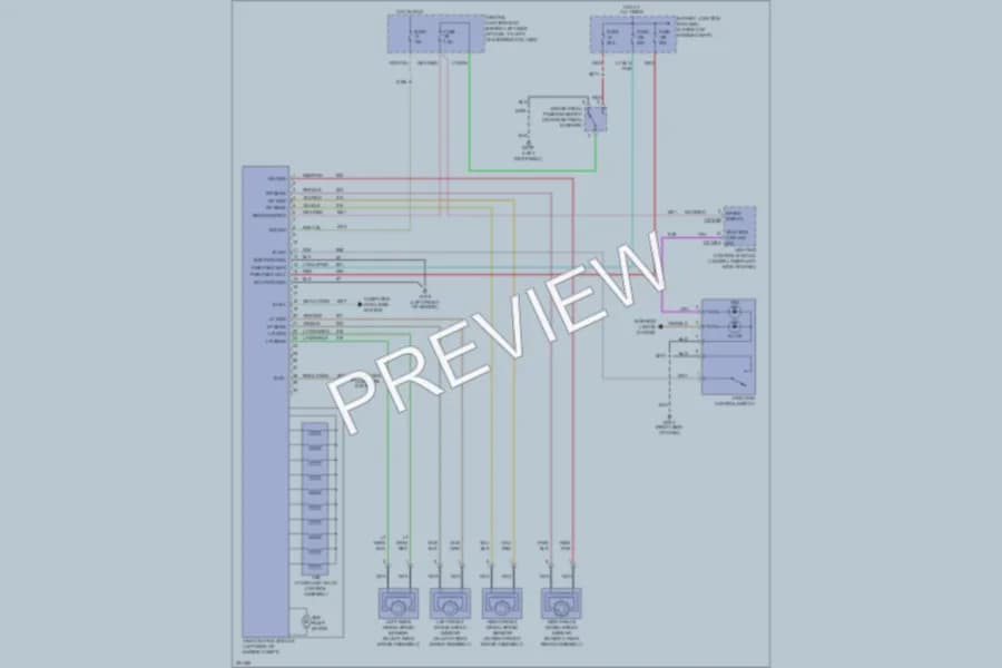 2007 Lincoln TownCar Anti Lock Brakes wiring diagram preview