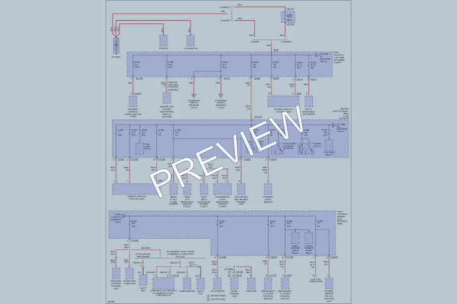 2007 MINI Cooper Power Distribution wiring diagram preview
