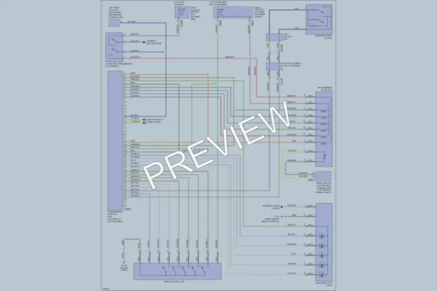 2007 MINI Cooper Transmission wiring diagram preview