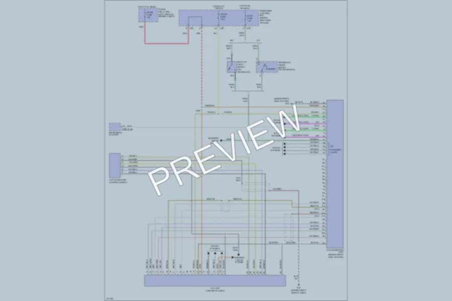 2007 Mazda 3 Navigation wiring diagram preview
