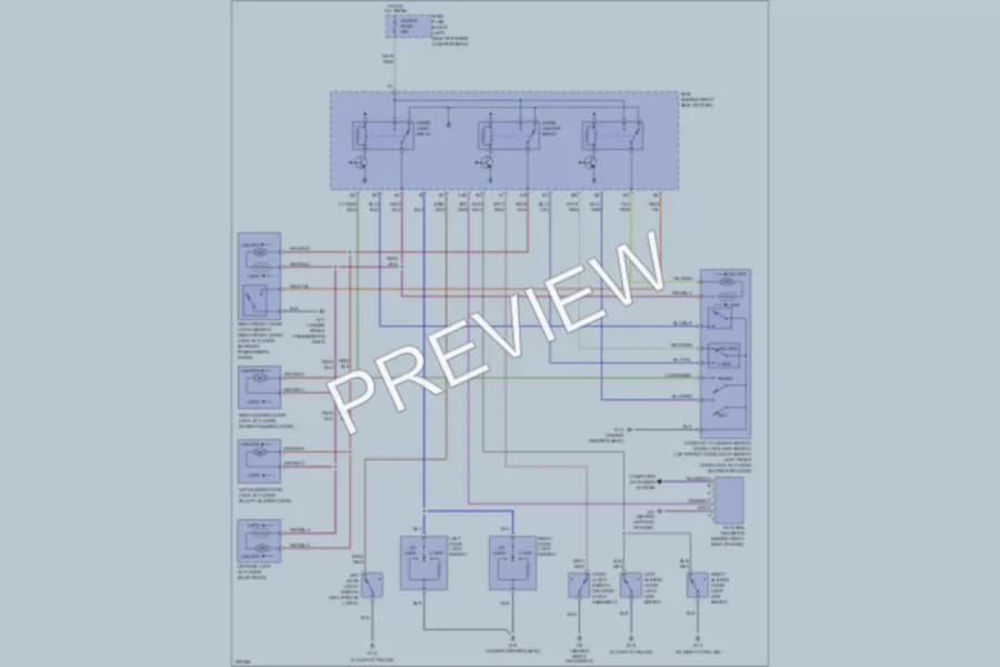 2007 Mazda 5 Anti Theft wiring diagram preview