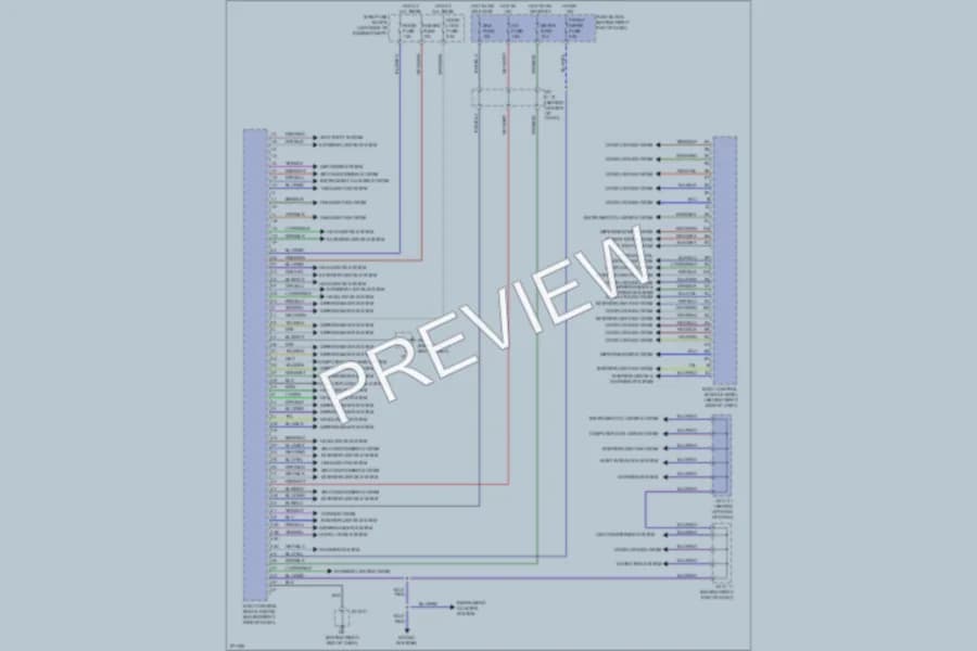 2007 Mazda 5 Body Control Modules wiring diagram preview