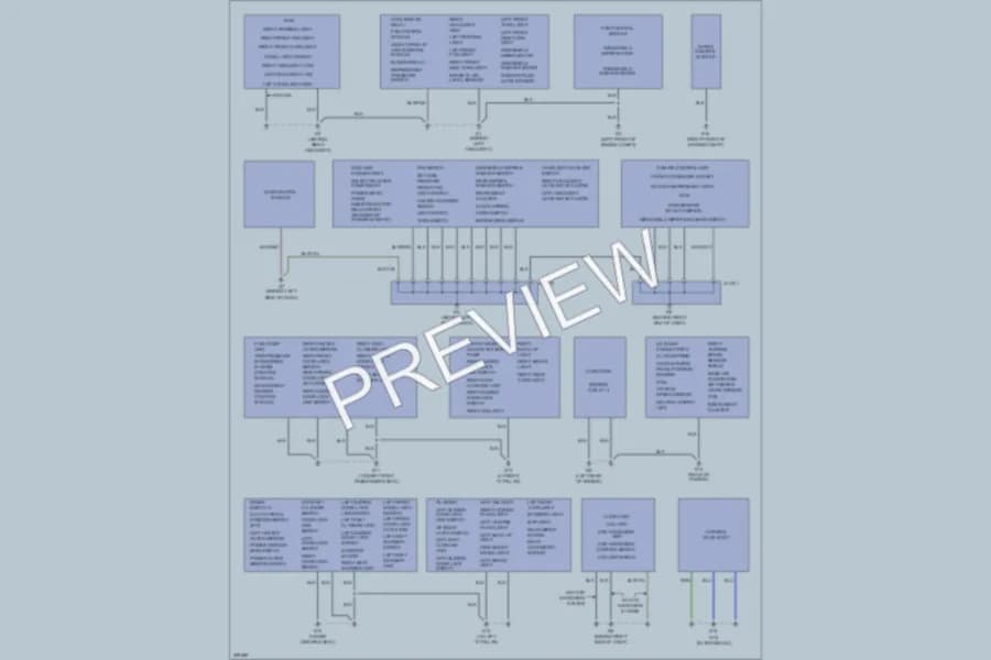 2007 Mazda 5 Ground Distribution wiring diagram preview