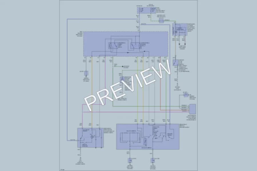 2007 Mazda 5 Wiper Washer wiring diagram preview
