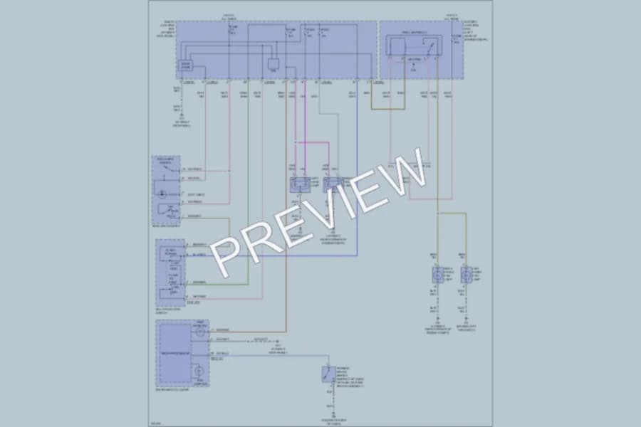 2007 Mazda B2300 Headlights wiring diagram preview