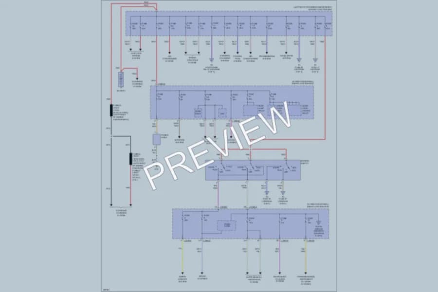 2007 Mazda B2300 Power Distribution wiring diagram preview