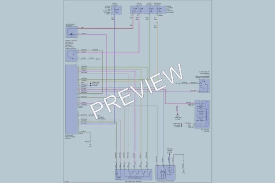 2007 Mazda B4000 Transmission wiring diagram preview