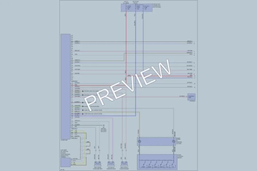 2007 Mazda CX7 Navigation wiring diagram preview