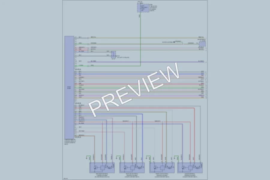 2007 Mazda CX9 Memory Systems wiring diagram preview