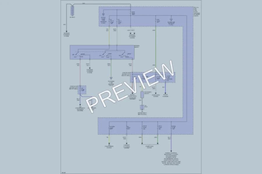 2007 Mazda MX5Miata Power Distribution wiring diagram preview