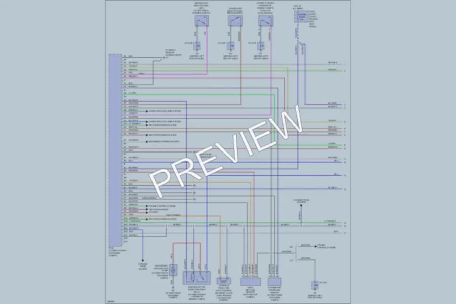 2007 Mazda RX8 Engine Performance wiring diagram preview
