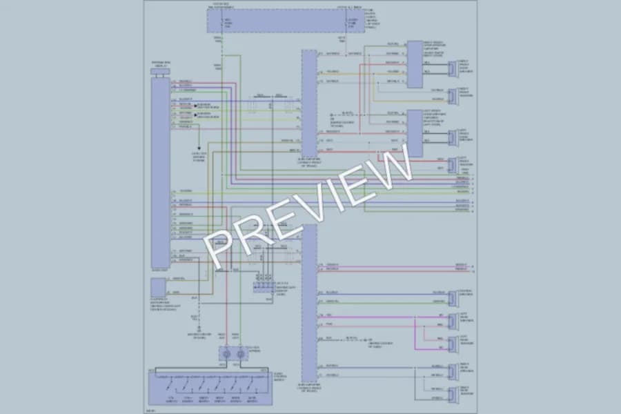 2007 Mazda RX8 Radio wiring diagram preview