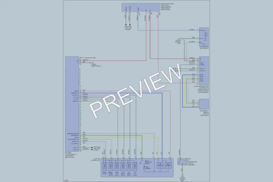 2007 MercedesBenz C230 Transmission wiring diagram preview