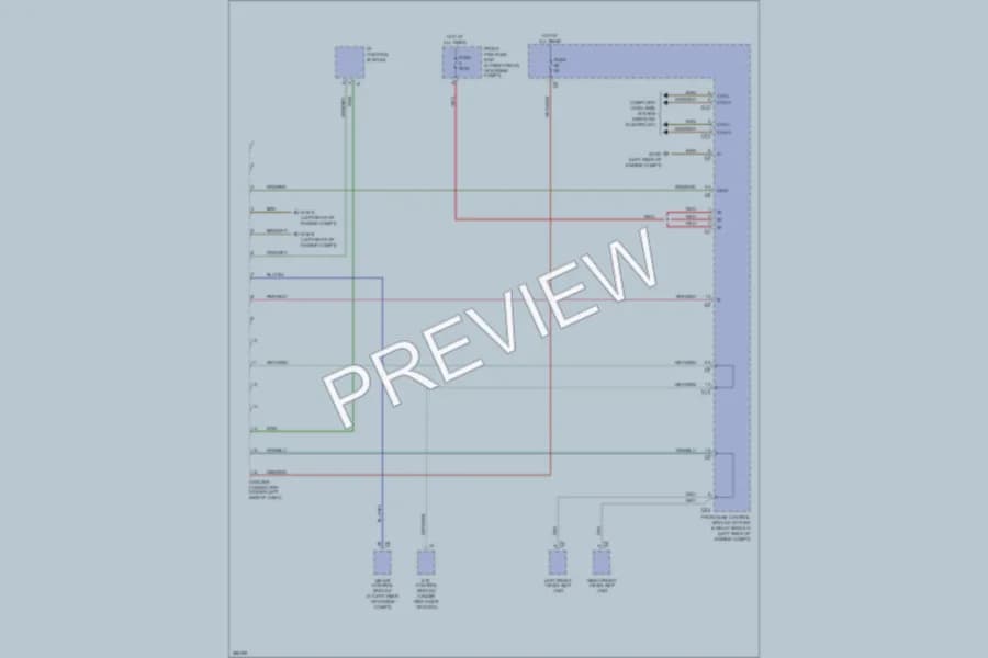 2007 MercedesBenz C280 Computer Data Lines wiring diagram preview