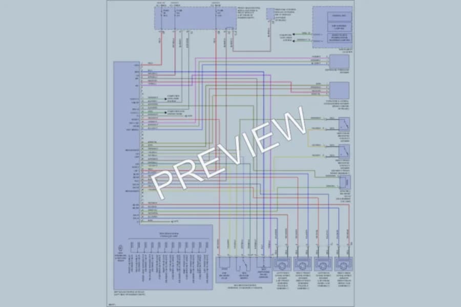 2007 MercedesBenz CLK350 Anti Lock Brakes wiring diagram preview