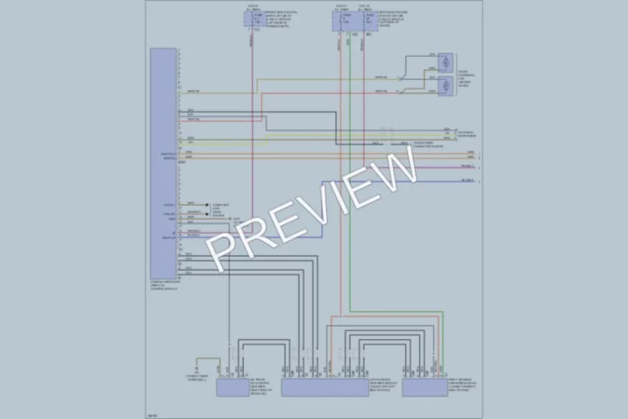 2007 MercedesBenz CLK350 Radio wiring diagram preview