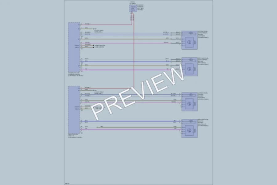 2007 MercedesBenz CLK550 Passive Restraints wiring diagram preview