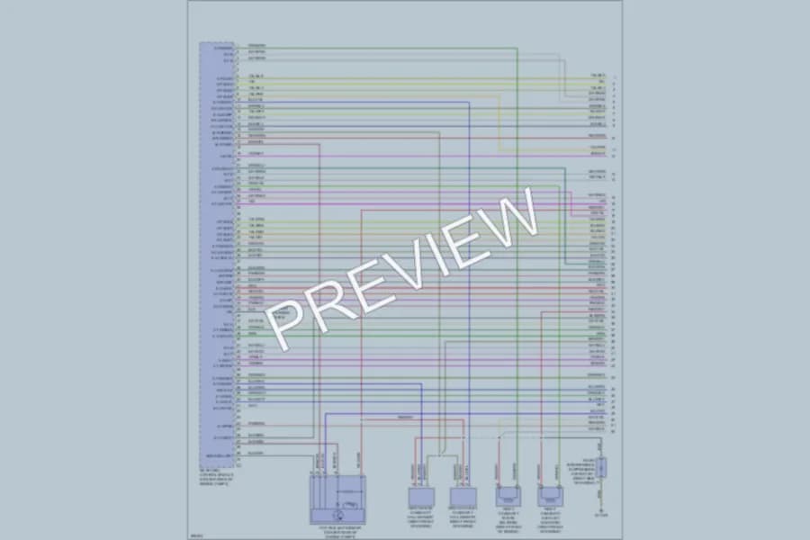 2007 MercedesBenz E550 Engine Performance wiring diagram preview