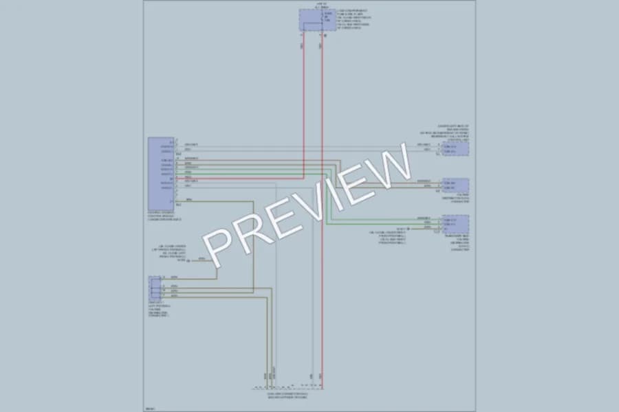 2007 MercedesBenz GL450 Computer Data Lines wiring diagram preview