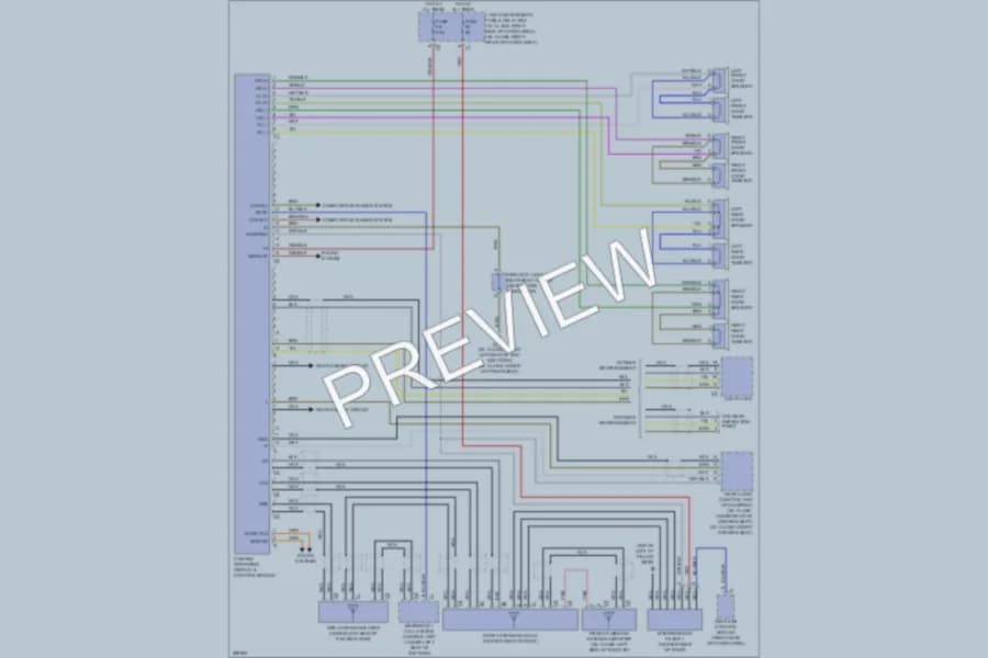 2007 MercedesBenz GL450 Navigation wiring diagram preview