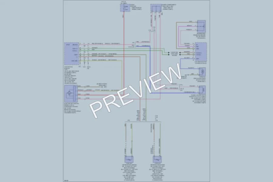 2007 MercedesBenz ML320CDI Cooling Fan wiring diagram preview