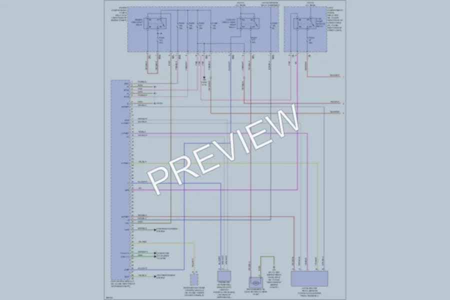 2007 MercedesBenz ML320CDI Engine Performance wiring diagram preview