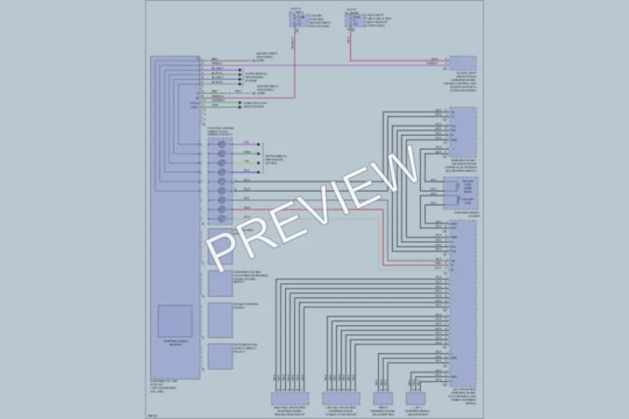2007 MercedesBenz R320CDI Electronic Power Steering wiring diagram preview