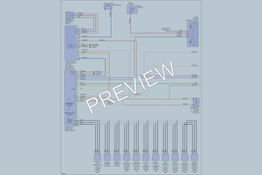 2007 MercedesBenz S550 Air Conditioning wiring diagram preview