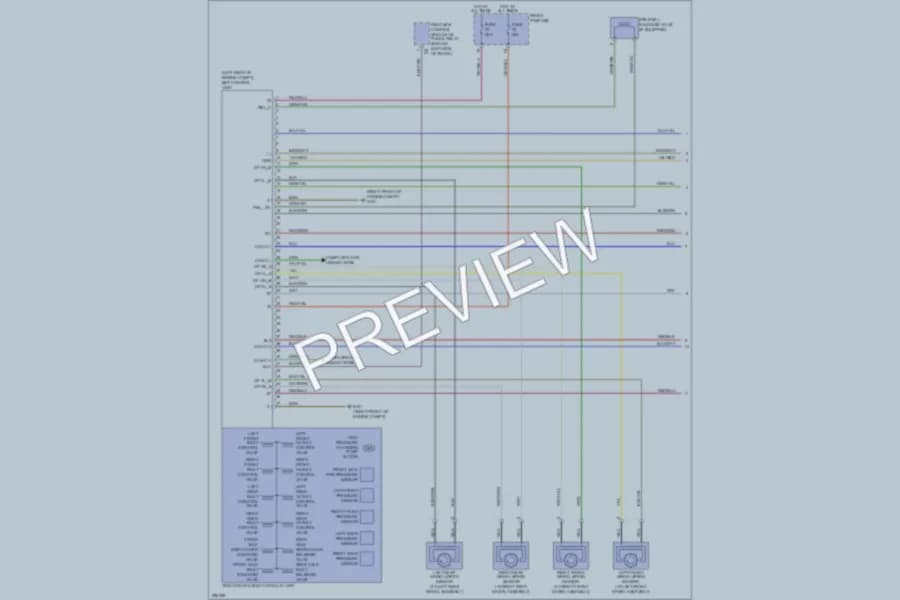 2007 MercedesBenz S550 Anti Lock Brakes wiring diagram preview