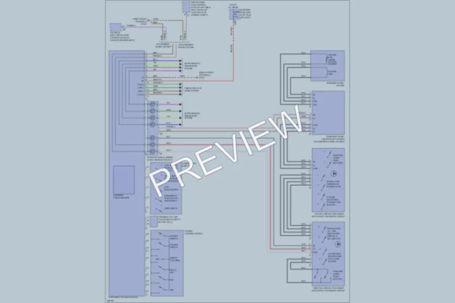2007 MercedesBenz S550 Electronic Power Steering wiring diagram preview