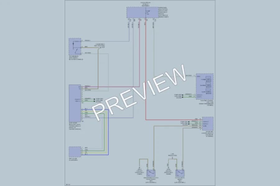 2007 MercedesBenz SLK280 Shift Interlock wiring diagram preview