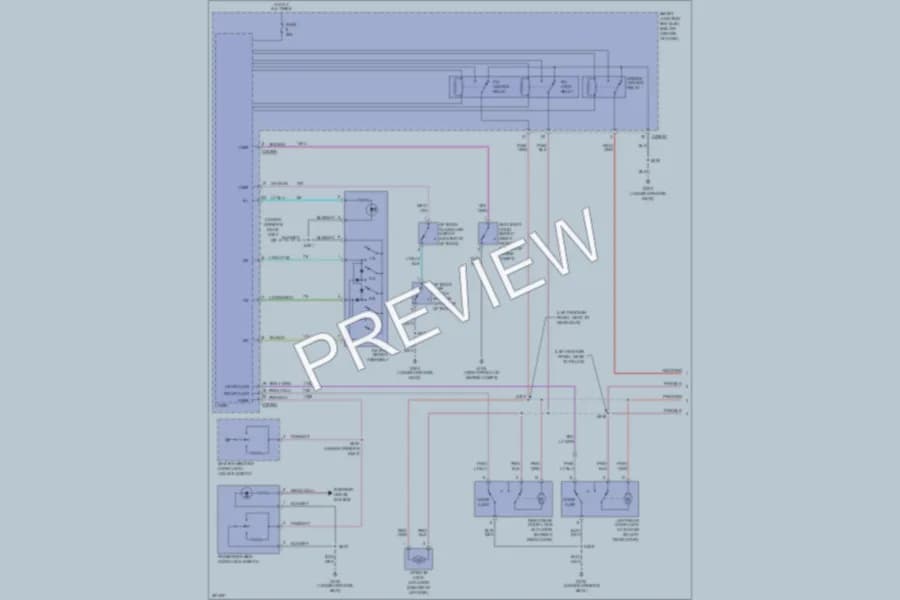 2007 Mercury Mariner Anti Theft wiring diagram preview