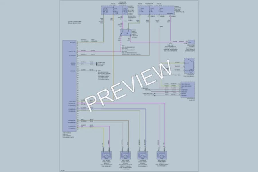 2007 Mercury Milan Anti Lock Brakes wiring diagram preview