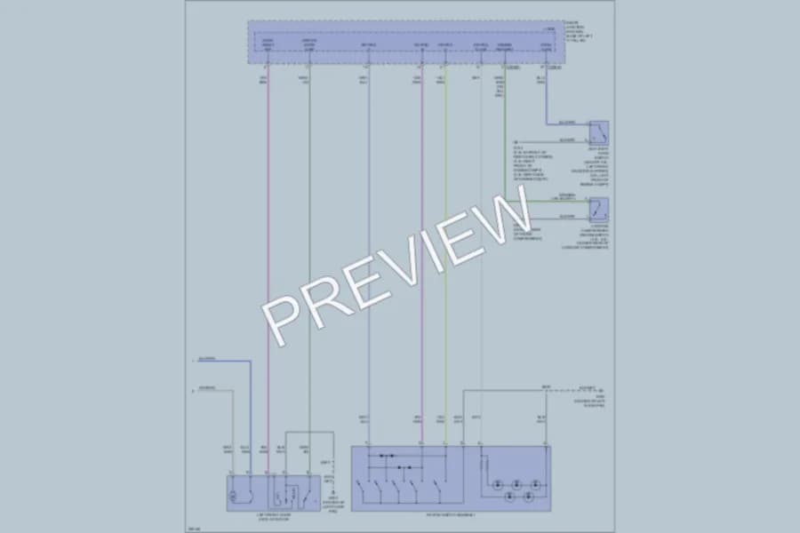 2007 Mercury Milan Anti Theft wiring diagram preview