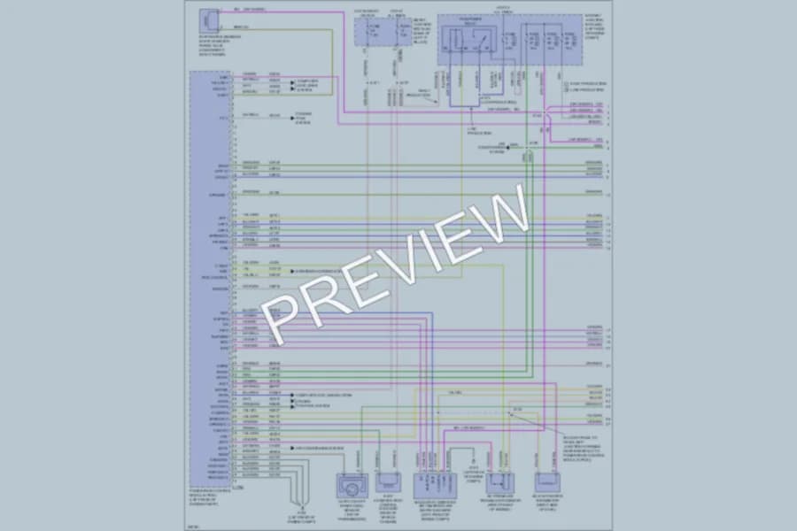 2007 Mercury Milan Engine Performance wiring diagram preview