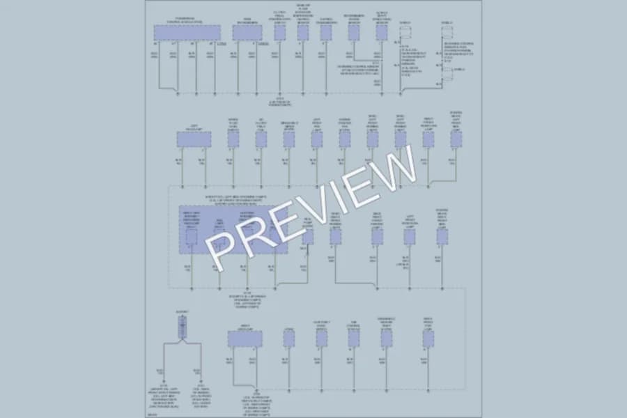2007 Mercury Milan Ground Distribution wiring diagram preview